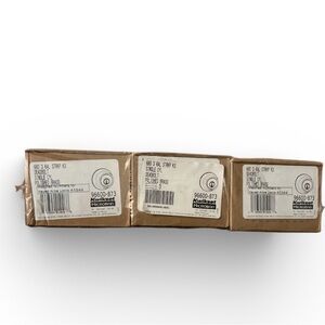 3-Pack Kwikset Polished Brass Deadbolt 96600-873 with Keyed Alike Locks NIB